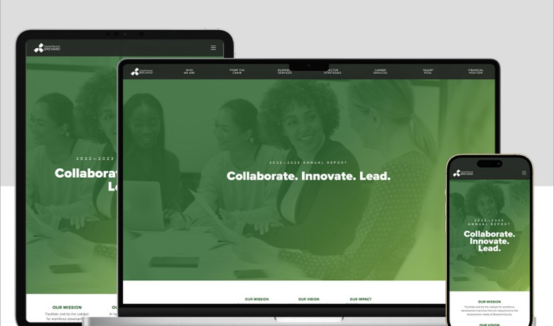 CareerSource Brevard digital annual report for 2022-2023 can be viewed on computer or mobile devices.